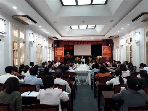 Họp giao ban Ngành Giáo dục và Đào tạo Quận 1 quý 1 năm 2018 và triển khai công tác quý 2 năm 2018